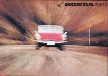 Honda S600 Brochure Page 1