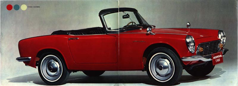 Honda S600 Brochure Page 2&3