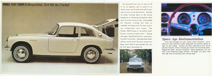 Honda S600 Brochure Page 2&3