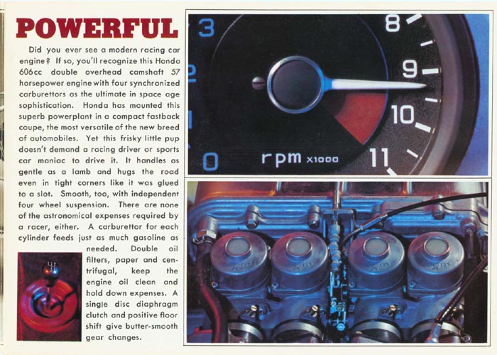 Honda S600 Brochure Page 5