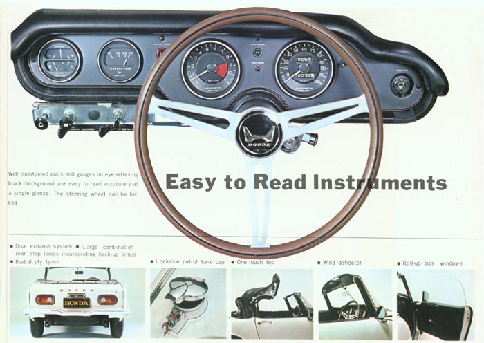 Honda S800 Brochure Page 4