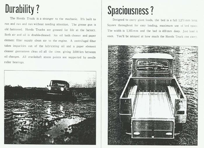 Honda T360 Brochure Page 5